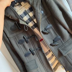 BURBERRY like new peacoat.